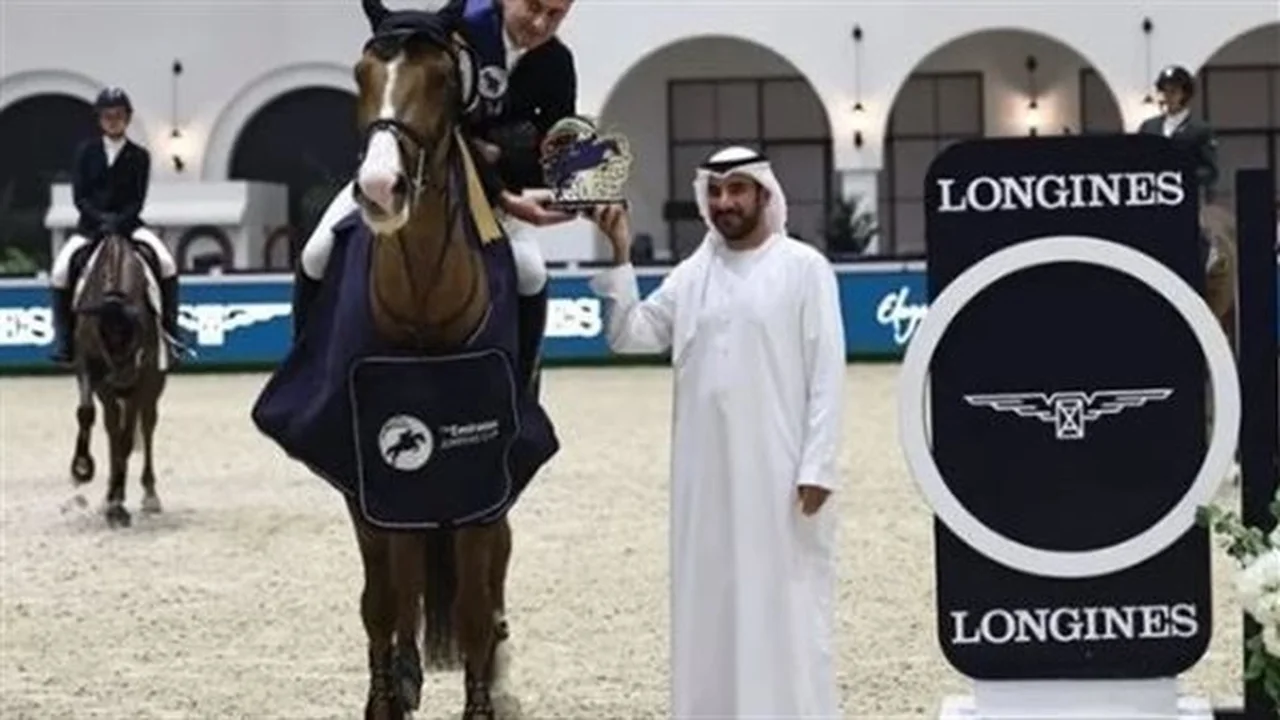 بأداء استثنائي.. الفارس برين يحصد لقب جائزة ساحة الخيل في كأس الإمارات